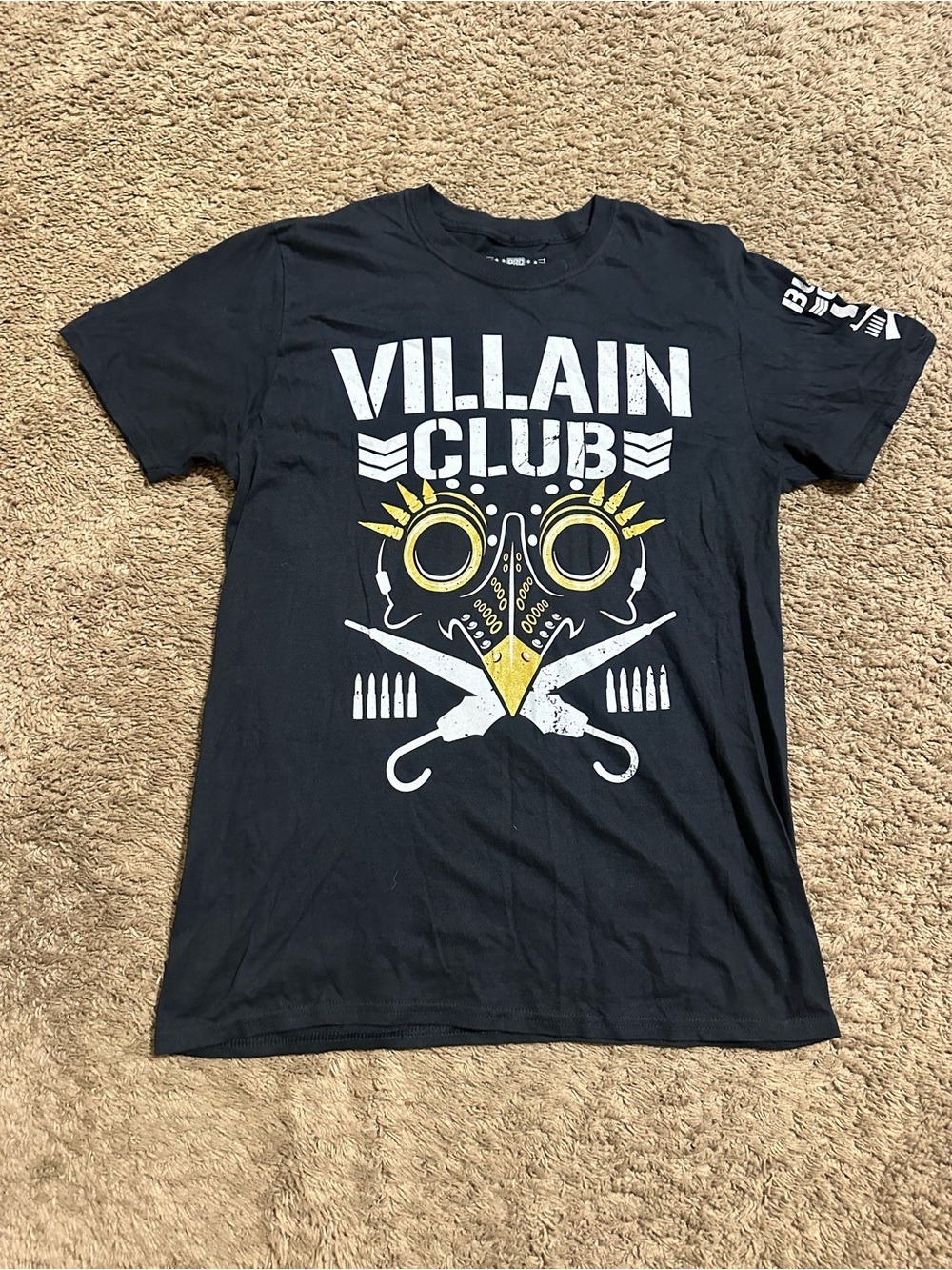 Vintage AEW Villain Club “triple black” shirt 00s size large